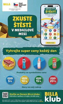 akční leták BILLA 18.2.2026-24.2.2026