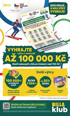 akční leták BILLA 18.2.2026-24.2.2026