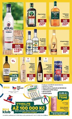 akční leták BILLA 18.2.2026-24.2.2026