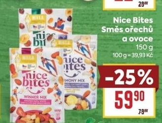 Mix ořechů a ovoce Nice Bites