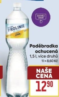 Ochucená voda Poděbradka