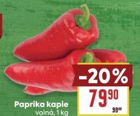 Paprika červená kapie