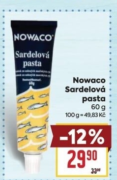 Pasta sardelová Nowaco