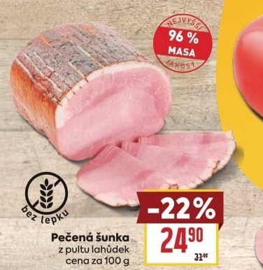 Pečená šunka nejvyšší jakosti