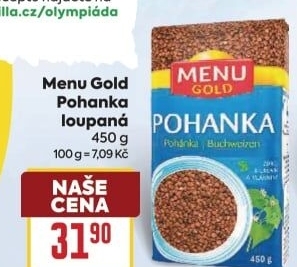 Pohanka Menu Gold