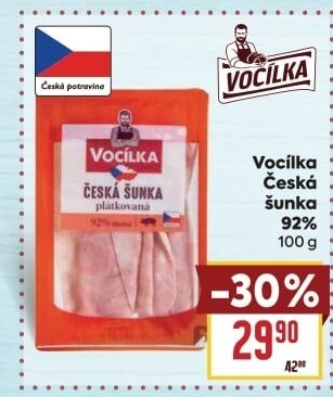Šunka česká nejvyšší jakosti Vocílka
