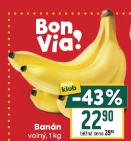 Banány Billa Bonvia