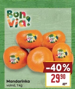 Mandarinky Billa Bonvia