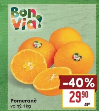 Pomeranče Billa Bonvia
