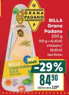 Sýr Grana Padano Billa