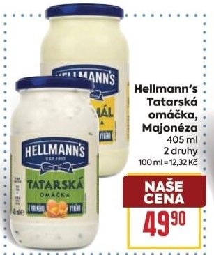 Tatarská omáčka Hellmann'