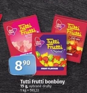 Bonbony Tutti Frutti Red Band