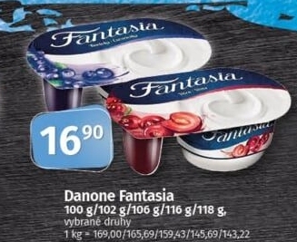 Jogurt Fantasia Danone