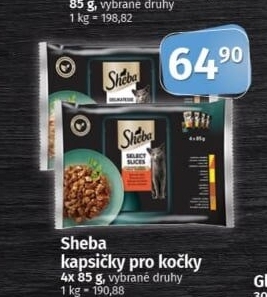 Kapsičky pro kočky Sheba