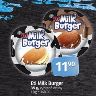 Mléčný řez Milk Burger Eti