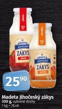 Zákys Jihočeský ochucený Madeta
