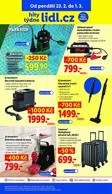 akční leták Lidl 23.2.2026-1.3.2026