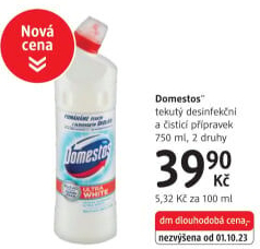 Čistič WC gelový Domestos