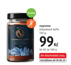 Instantní káva čekanková Nupreme