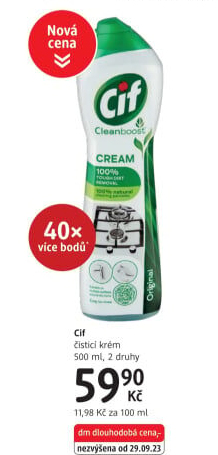 Krémový čistič Cif Cream
