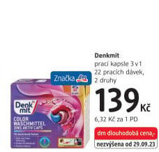 Prací kapsle 3v1 Denkmit