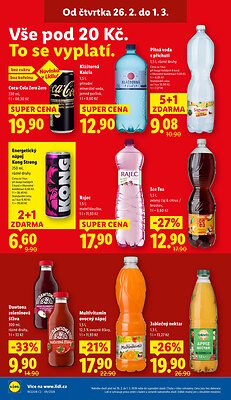 akční leták Lidl 26.2.2026-1.3.2026
