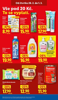 akční leták Lidl 26.2.2026-1.3.2026