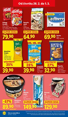 akční leták Lidl 26.2.2026-1.3.2026