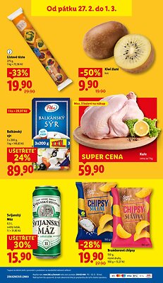 akční leták Lidl 26.2.2026-1.3.2026