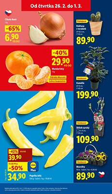 akční leták Lidl 26.2.2026-1.3.2026