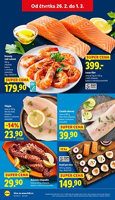 akční leták Lidl 26.2.2026-1.3.2026