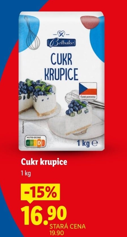 Cukr krupice Belbake
