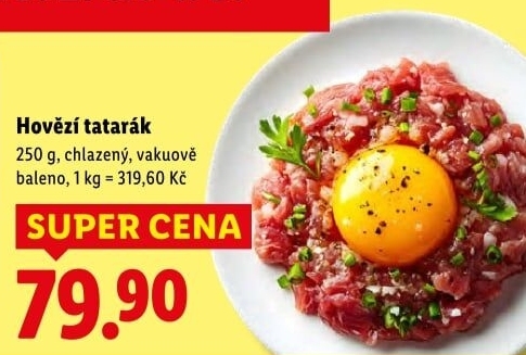 Hovězí tatarák