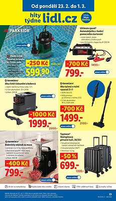 akční leták Lidl 23.2.2026-1.3.2026