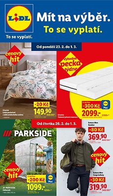 akční leták Lidl 23.2.2026-1.3.2026