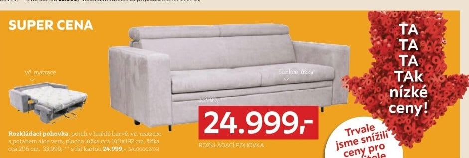 ROZKLÁDACÍ POHOVKA