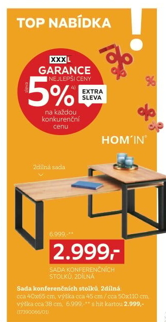 SADA KONFERENČNÍCH STOLKŮ