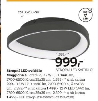 STROPNÍ LED SVÍTIDLO