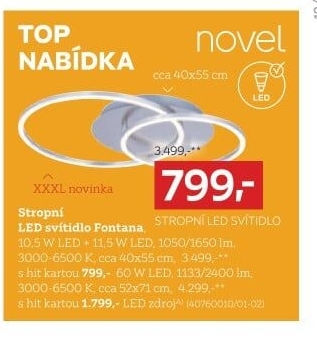 STROPNÍ LED SVÍTIDLO
