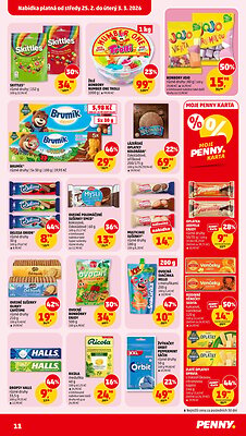 akční leták Penny Market 25.2.2026-3.3.2026