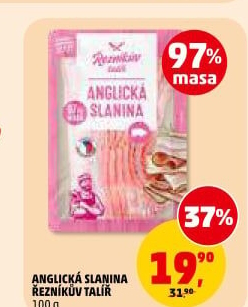 Anglická slanina Řezníkův talíř