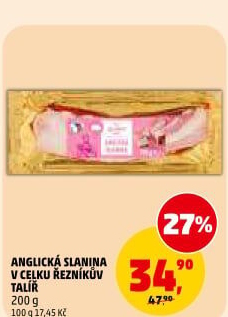 Anglická slanina Řezníkův talíř