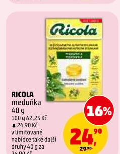 Bylinné bonbony Ricola