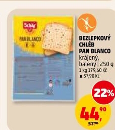 Chléb bez lepku Pan Blanco Schär