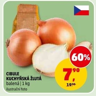 Cibule kuchyňská žlutá