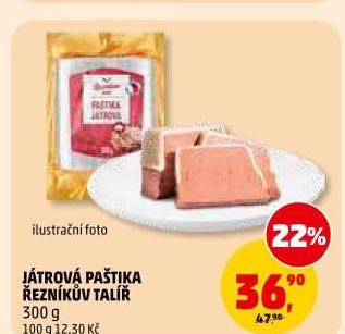 Paštika játrovka Řezníkův talíř