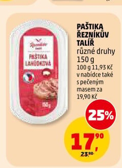 Paštika Řezníkův talíř