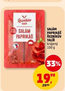 Salám Paprikáš Řezníkův talíř