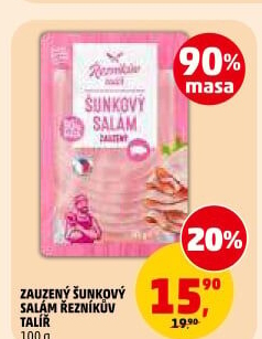Salám šunkový zauzený Řezníkův talíř