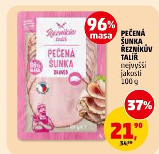 Šunka pečená nejvyšší jakosti Řezníkův talíř